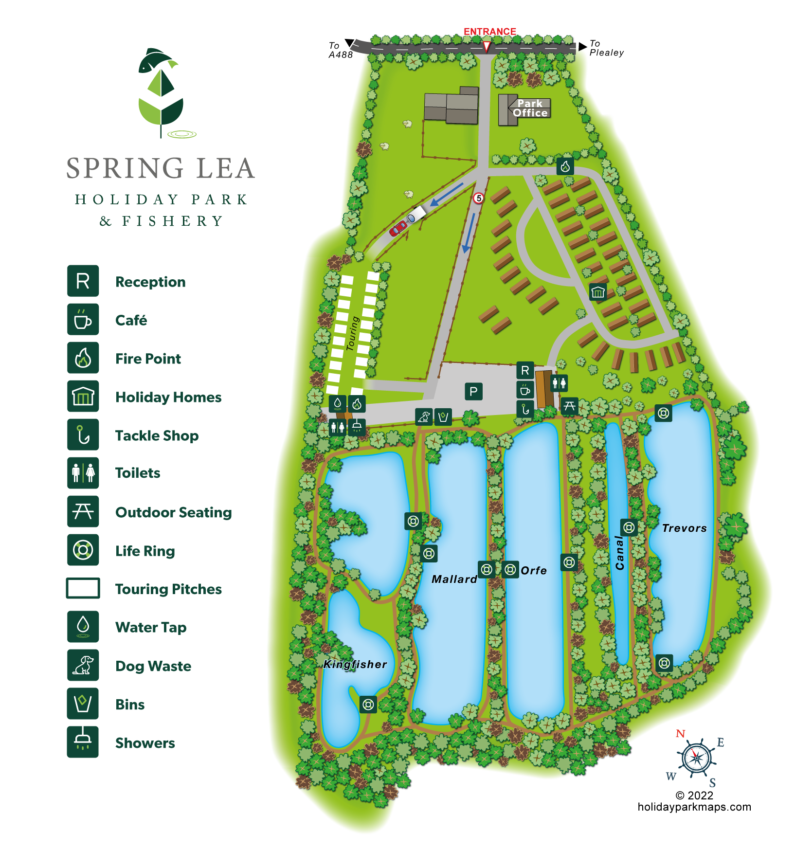 Spring Lea Park map | Spring Lea